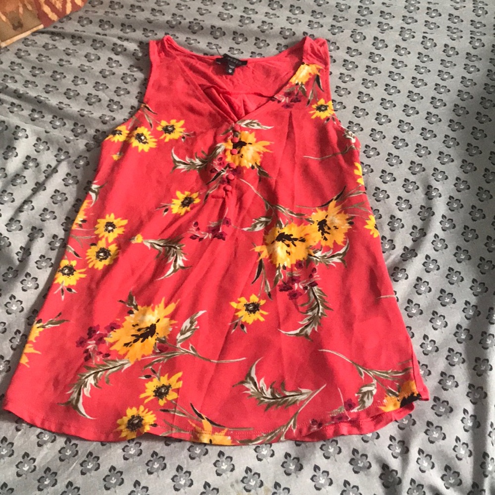Cute pink floral top